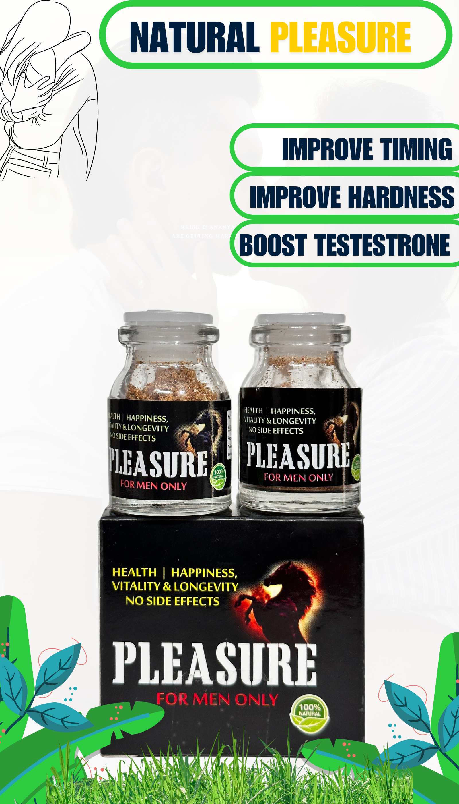 PLEASURE POWER PACK for Men - Nutri Labs